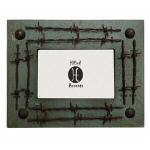 NEW PASEO ROAD double barbwire frame 4x6 in turquoise